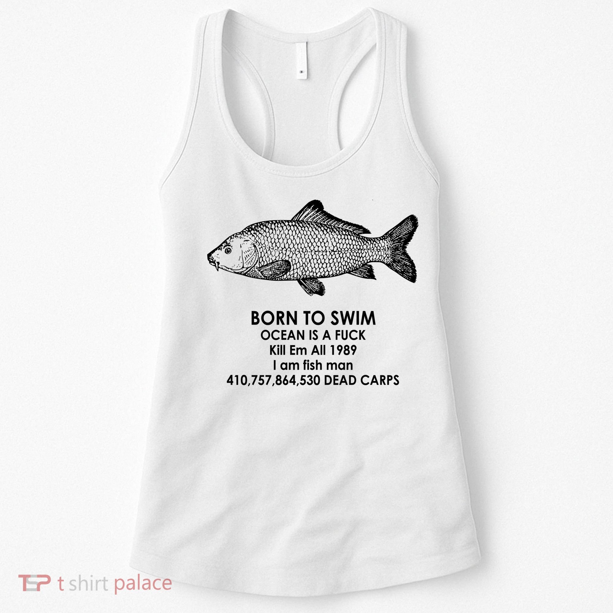 Born To Swim Ocean Is A Fuck Women's Tank Top