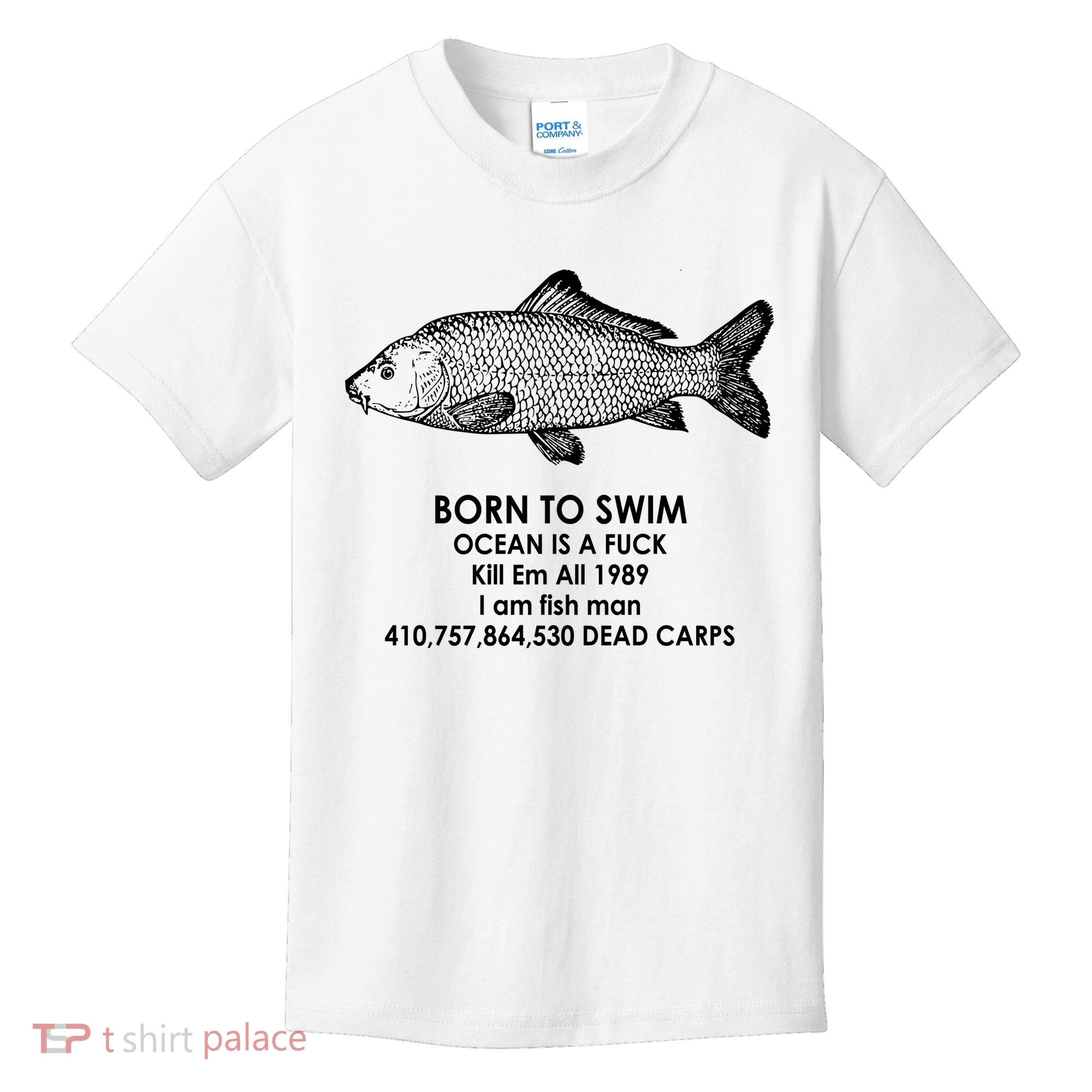 Born To Swim Ocean Is A Fuck Kids T-Shirt