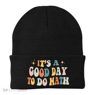 Back To School Its A Good Day To Do Math Teachers Meaningful Gift Beanie