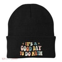 Back To School Its A Good Day To Do Math Teachers Meaningful Gift Beanie thumb 0