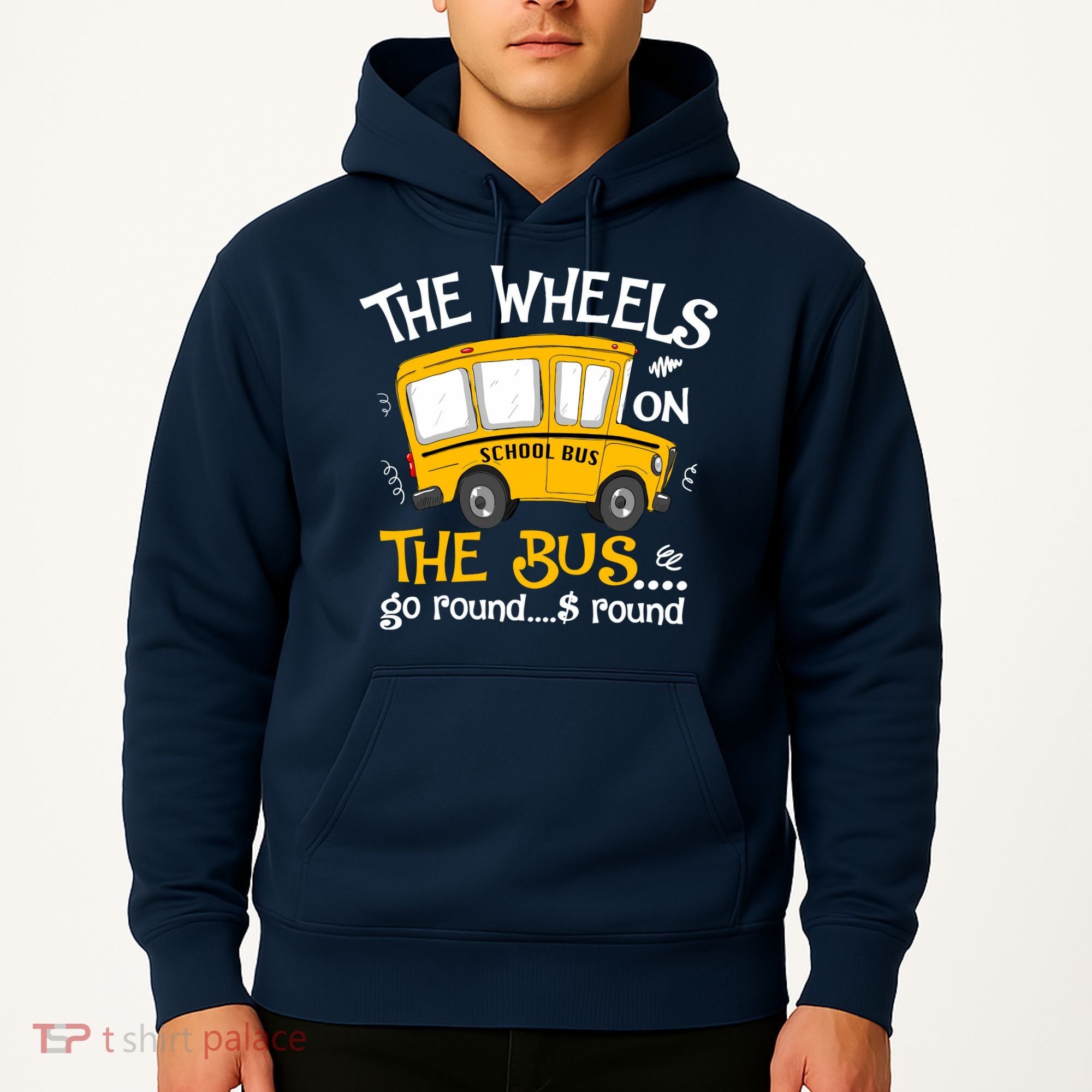 Back To School The Wheels On The Bus Hoodie