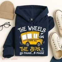 Back To School The Wheels On The Bus Hoodie thumb 4