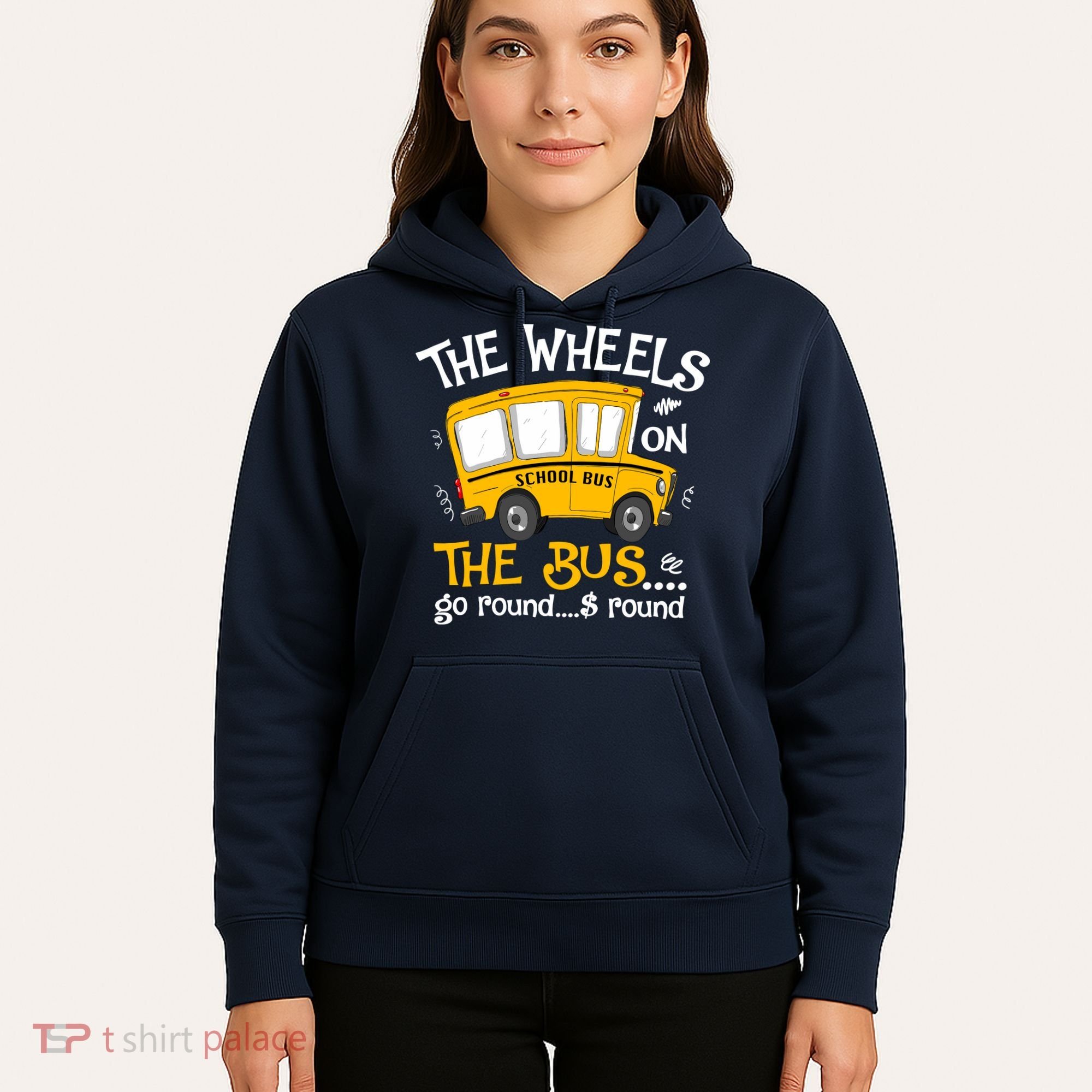 Back To School The Wheels On The Bus Hoodie