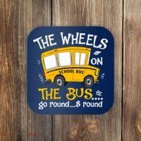 Back To School The Wheels On The Bus Coaster thumb 0