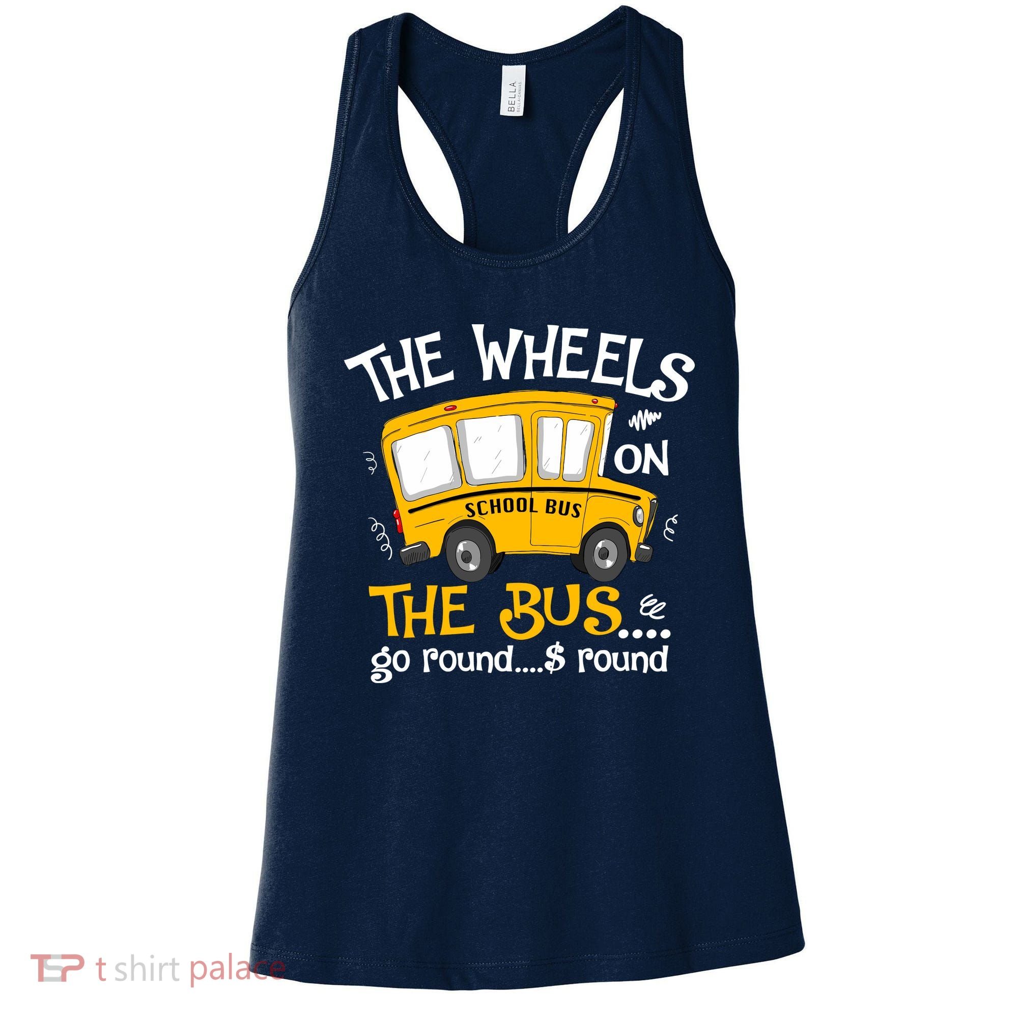 Back To School The Wheels On The Bus Women's Tank Top