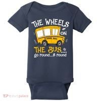 Back To School The Wheels On The Bus Baby Bodysuit thumb 0