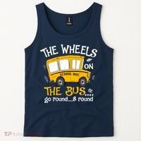Back To School The Wheels On The Bus Tank Top thumb 2