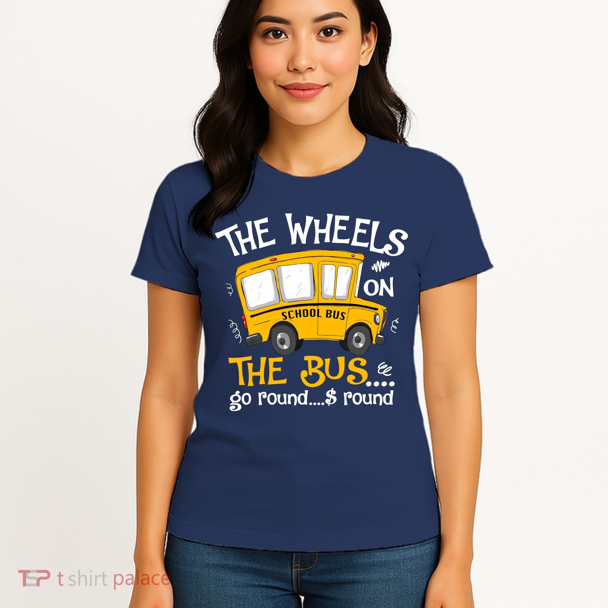 Back To School The Wheels On The Bus Women's T-Shirt