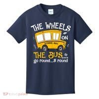 Back To School The Wheels On The Bus Kids T-Shirt thumb 0