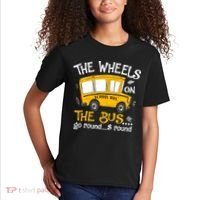 Back To School The Wheels On The Bus Kids T-Shirt thumb 2