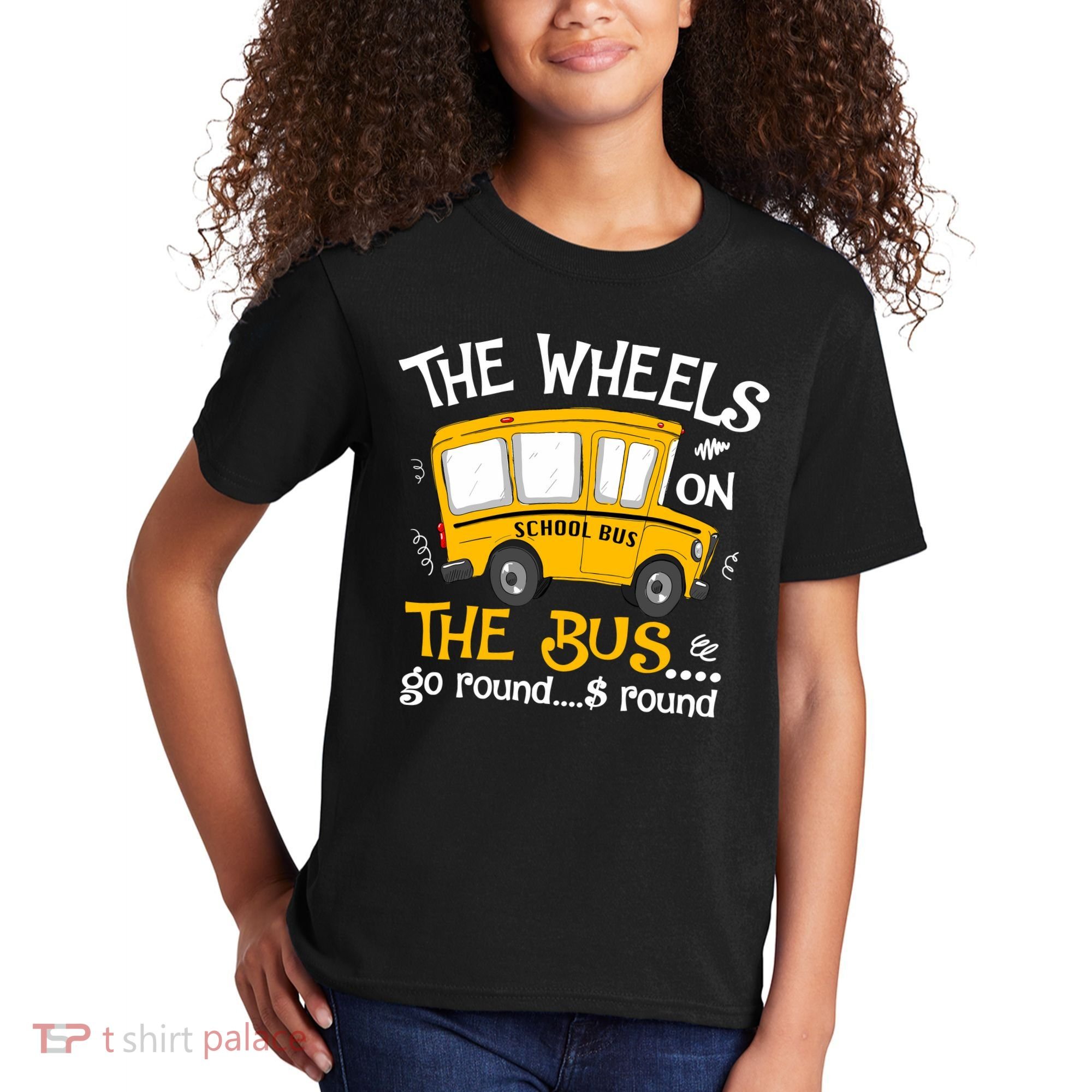 Back To School The Wheels On The Bus Kids T-Shirt