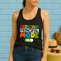 Back To School Assistant Principal Mode On Women's Tank Top thumb 2
