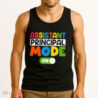Back To School Assistant Principal Mode On Tank Top thumb 3