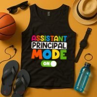 Back To School Assistant Principal Mode On Tank Top thumb 4