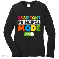 Back To School Assistant Principal Mode On Women's Long Sleeve Shirt thumb 0
