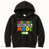 Back To School Assistant Principal Mode On Kids Hoodie thumb 0