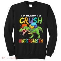Back To School I'm Ready To Crush Kindergarten Dinosaur Sweatshirt thumb 0