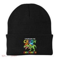 Back To School I'm Ready To Crush Kindergarten Dinosaur Beanie thumb 0