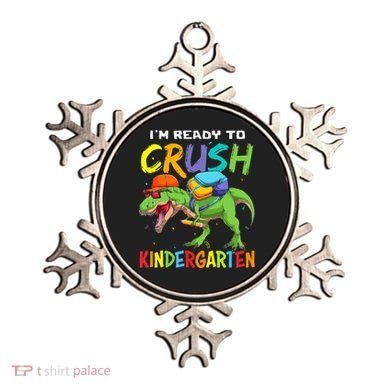 Back To School I'm Ready To Crush Kindergarten Dinosaur Ornament