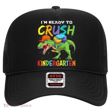 Back To School I'm Ready To Crush Kindergarten Dinosaur Hat