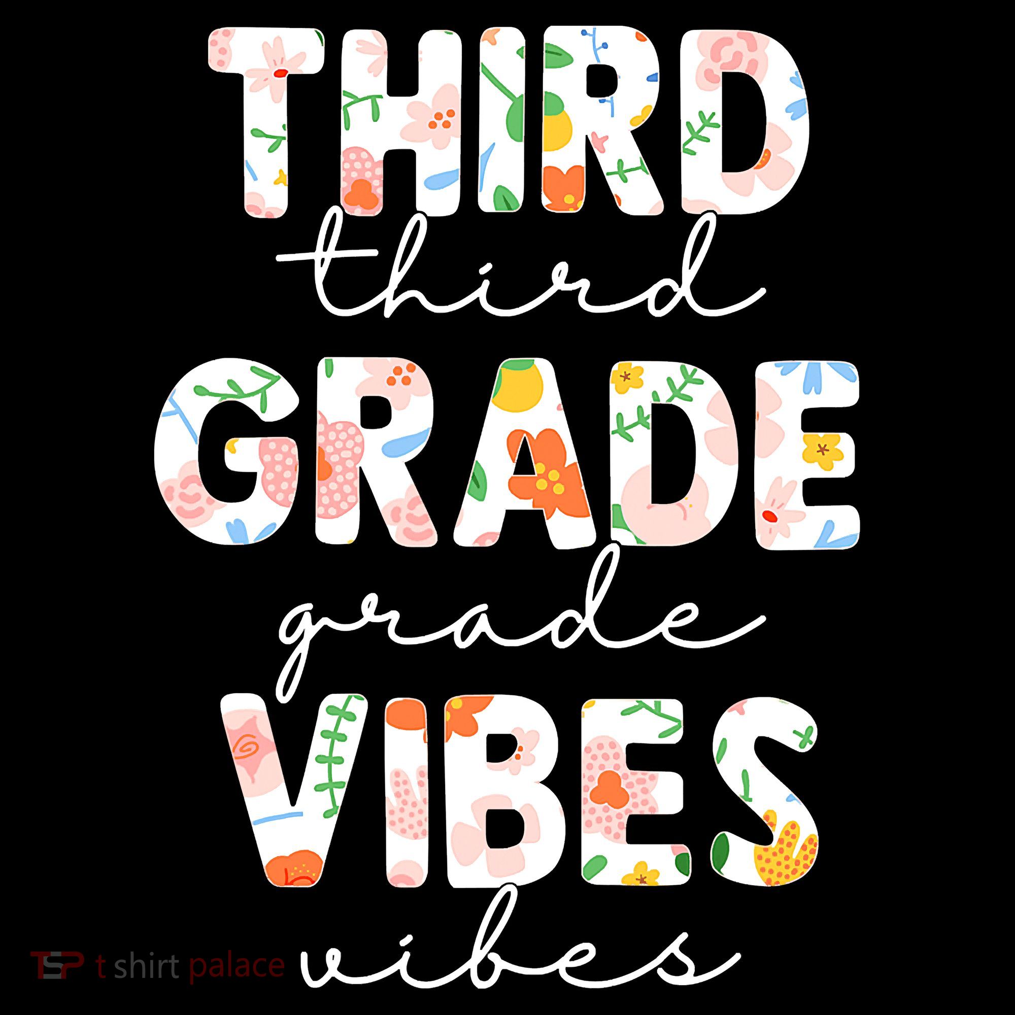 Back To School Third Grade Vibes First Day Teacher T-Shirt