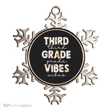 Back To School Third Grade Vibes First Day Teacher Ornament