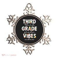 Back To School Third Grade Vibes First Day Teacher Ornament thumb 0