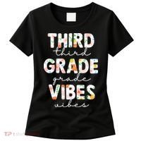 Back To School Third Grade Vibes First Day Teacher Women's T-Shirt thumb 0
