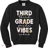 Back To School Third Grade Vibes First Day Teacher Kids Sweatshirt thumb 0