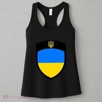 Big Tactical Shield 5 11 Stand With Ukraine Volodymyr Zelenskyy Trident Military Women's Tank Top thumb 3