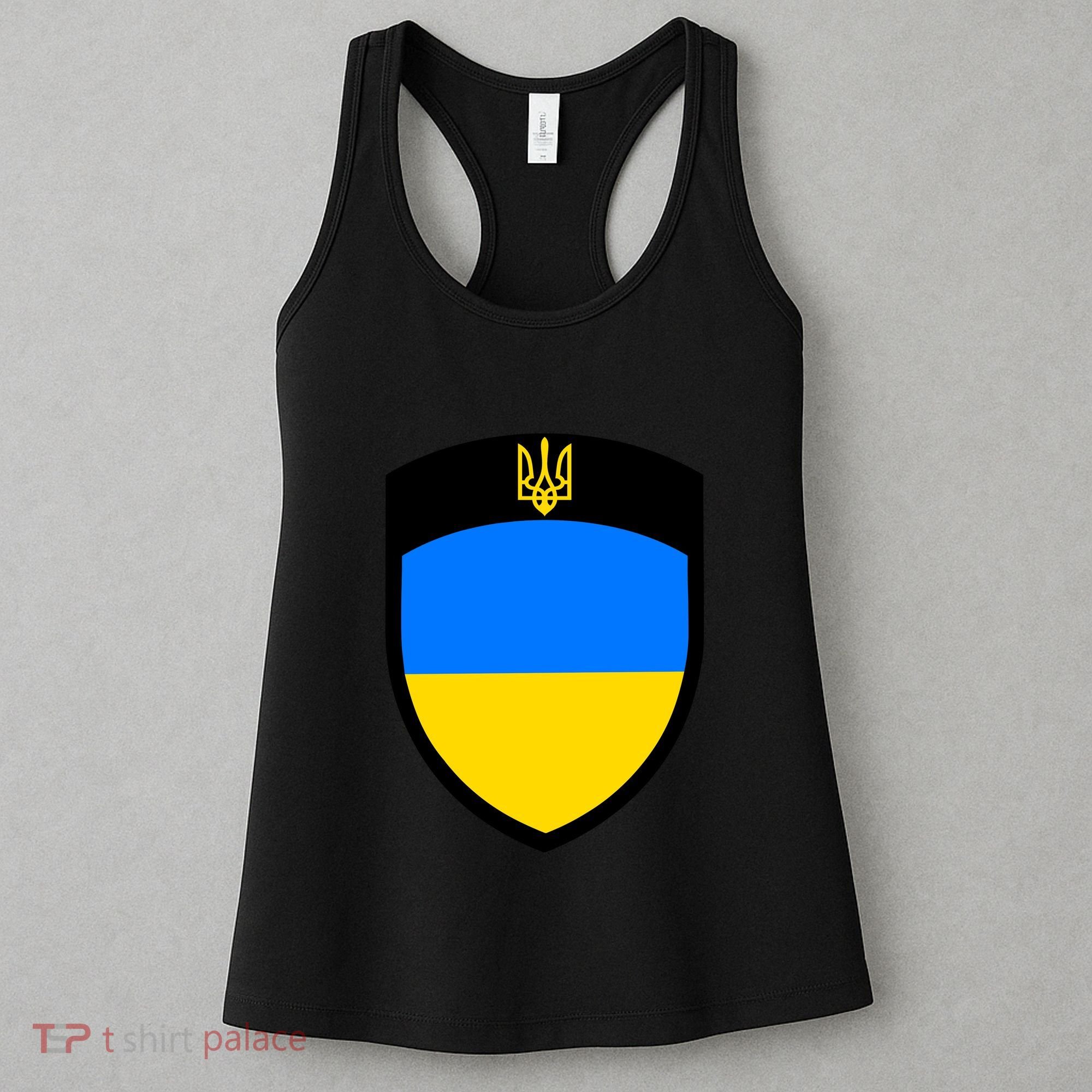 Big Tactical Shield 5 11 Stand With Ukraine Volodymyr Zelenskyy Trident Military Women's Tank Top