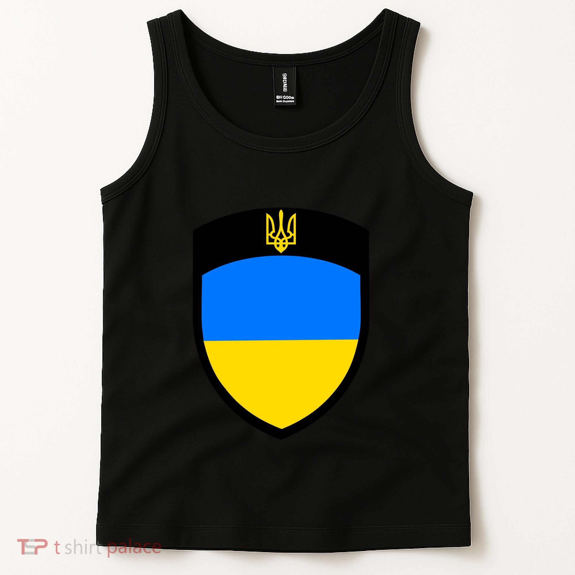 Big Tactical Shield 5 11 Stand With Ukraine Volodymyr Zelenskyy Trident Military Tank Top