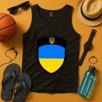 Big Tactical Shield 5 11 Stand With Ukraine Volodymyr Zelenskyy Trident Military Tank Top thumb 4