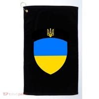Big Tactical Shield 5 11 Stand With Ukraine Volodymyr Zelenskyy Trident Military Golf Towel thumb 0