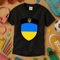 Big Tactical Shield 5 11 Stand With Ukraine Volodymyr Zelenskyy Trident Military Kids T-Shirt thumb 3