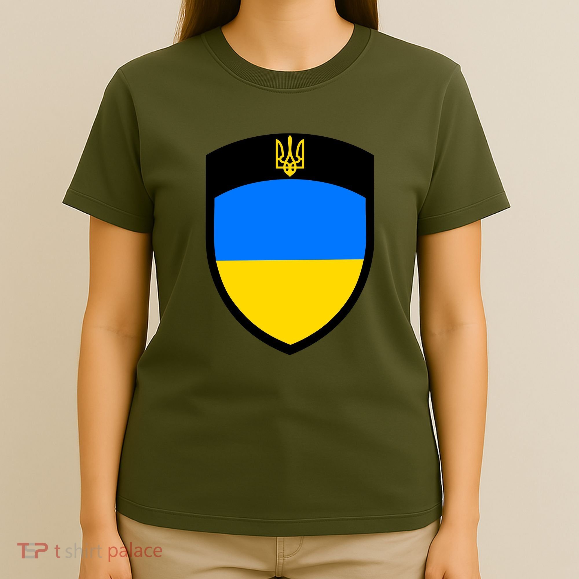 Big Tactical Shield 5 11 Stand With Ukraine Volodymyr Zelenskyy Trident Military T-Shirt