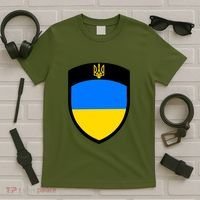 Big Tactical Shield 5 11 Stand With Ukraine Volodymyr Zelenskyy Trident Military T-Shirt thumb 5