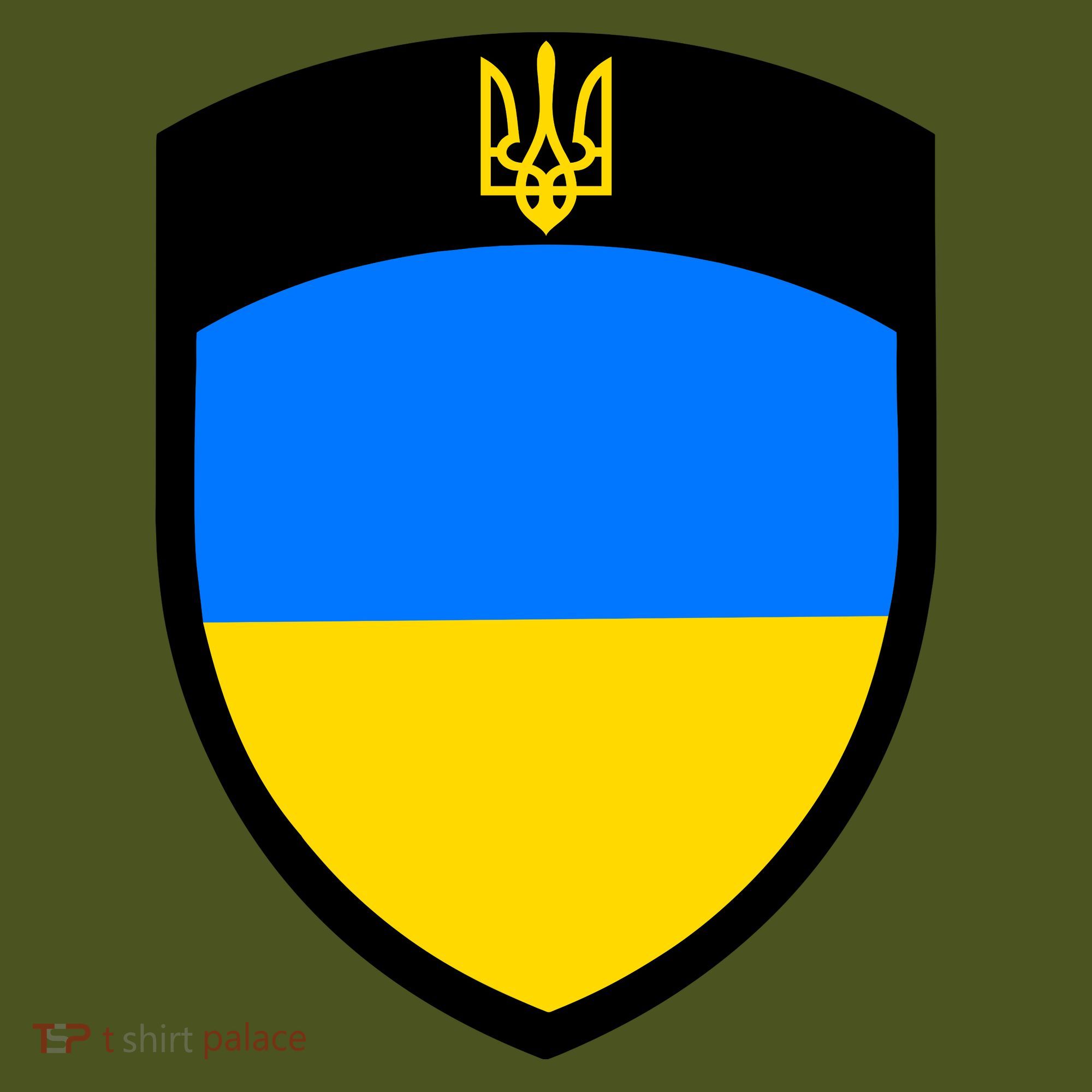 Big Tactical Shield 5 11 Stand With Ukraine Volodymyr Zelenskyy Trident Military T-Shirt