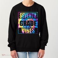 Back To School 7th Grade Vibes First Day Of School Teachers Women's Sweatshirt thumb 0