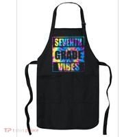 Back To School 7th Grade Vibes First Day Of School Teachers Apron thumb 0