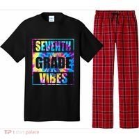 Back To School 7th Grade Vibes First Day Of School Teachers Pajama Set thumb 0