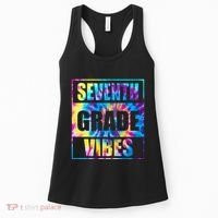 Back To School 7th Grade Vibes First Day Of School Teachers Women's Tank Top thumb 0