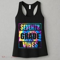 Back To School 7th Grade Vibes First Day Of School Teachers Women's Tank Top thumb 3