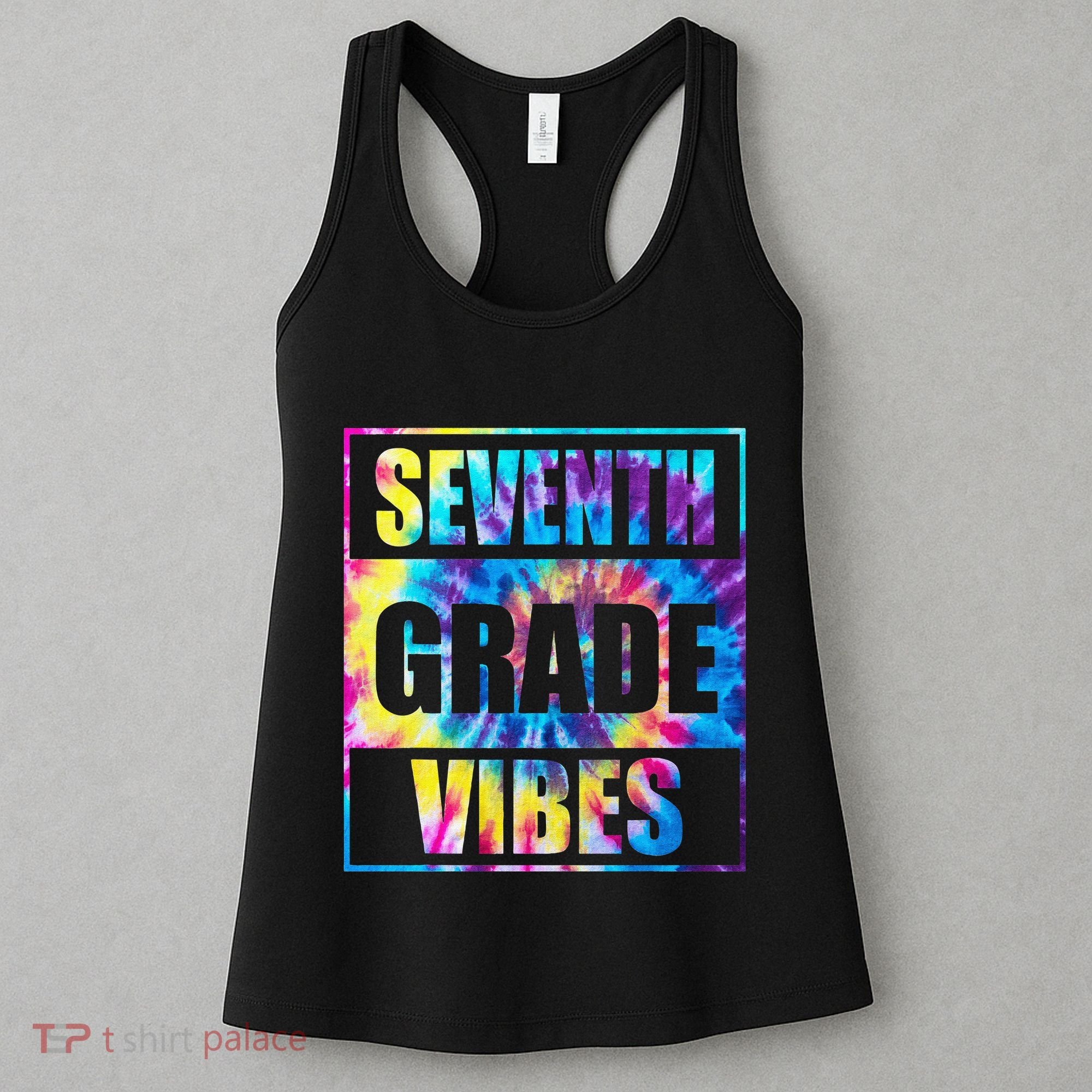 Back To School 7th Grade Vibes First Day Of School Teachers Women's Tank Top