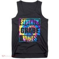 Back To School 7th Grade Vibes First Day Of School Teachers Tank Top thumb 0
