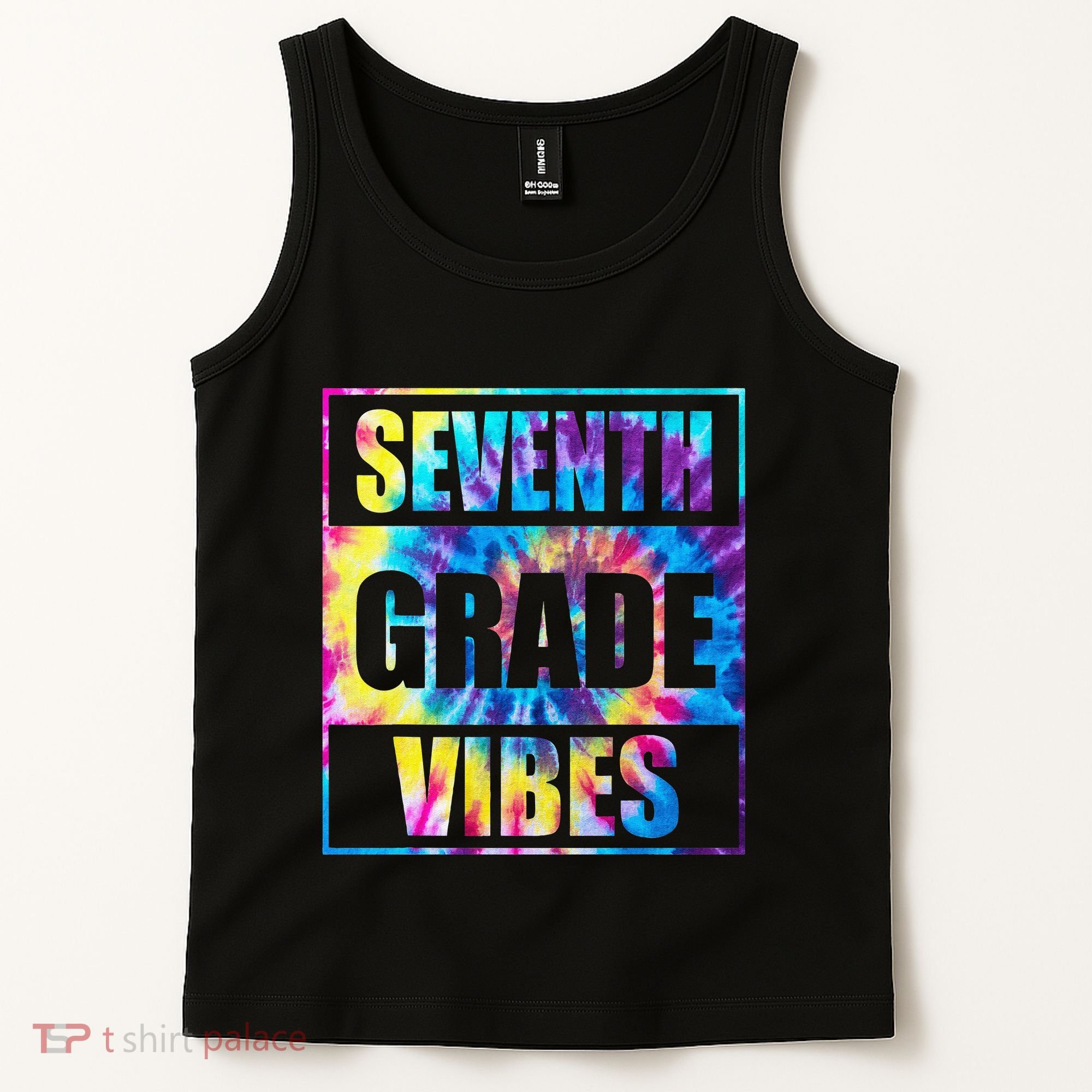 Back To School 7th Grade Vibes First Day Of School Teachers Tank Top