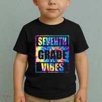 Back To School 7th Grade Vibes First Day Of School Teachers Toddler T-Shirt thumb 2