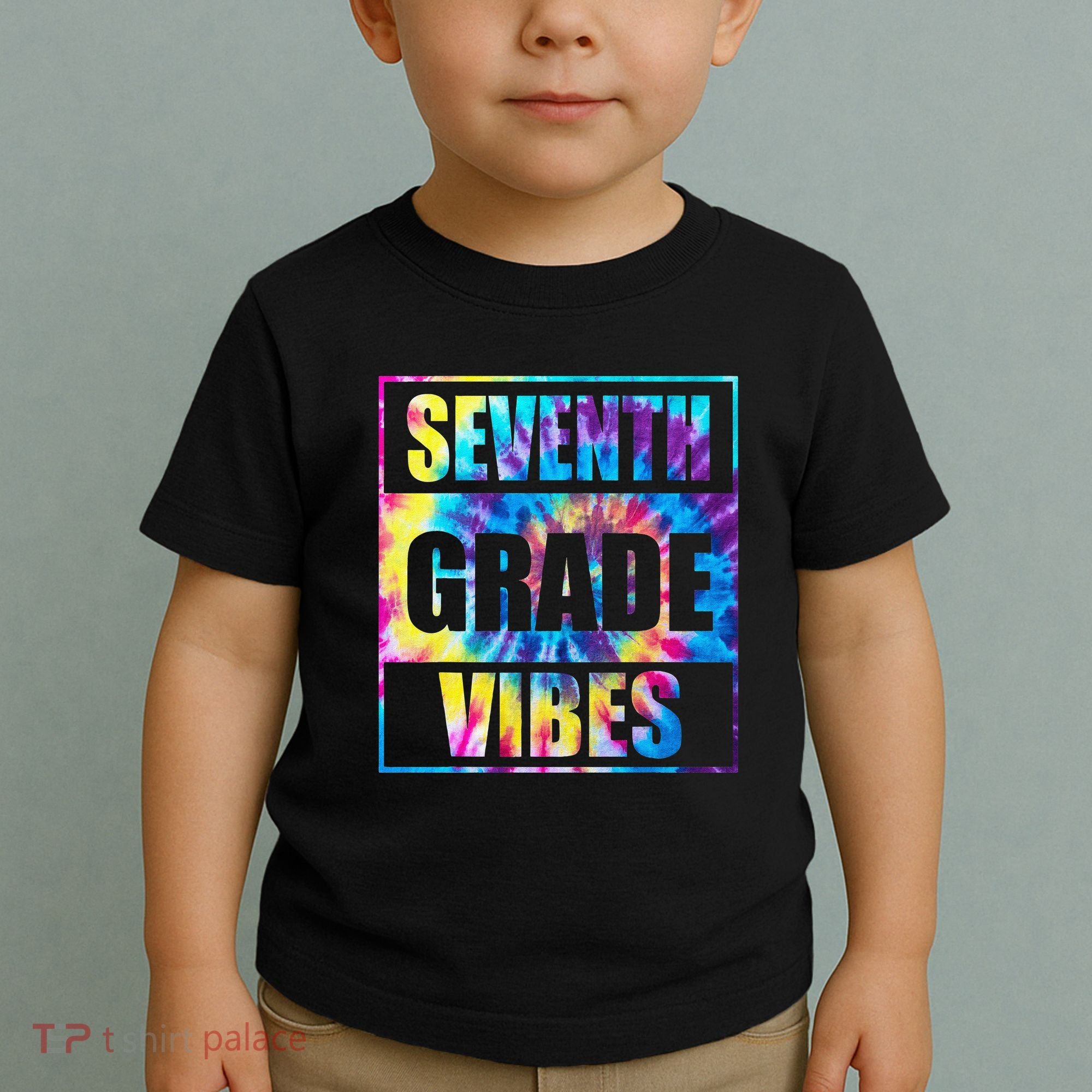 Back To School 7th Grade Vibes First Day Of School Teachers Toddler T-Shirt