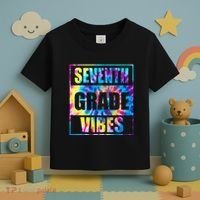 Back To School 7th Grade Vibes First Day Of School Teachers Toddler T-Shirt thumb 3