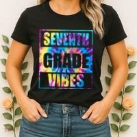 Back To School 7th Grade Vibes First Day Of School Teachers Women's T-Shirt thumb 2